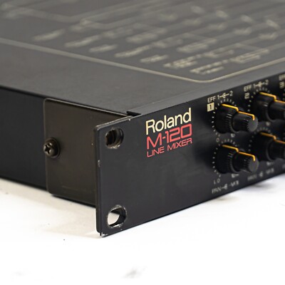 Roland M-120 12-Channel Rackmount Line Mixer – Compact