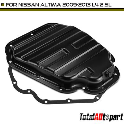 Engine Oil Pan w/ Gasket for Nissan Altima 2009 2010 2011-2013 2.5L Coupe Lower