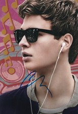 ANSEL ELGORT signed Autogramm 20x30cm BABY DRIVER in Person autograph COA