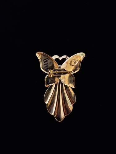 Lot Of 4 Vintage Signed Jane 1990's Angels Gold Silver Tone Brooches Pins, *22t - Picture 5 of 14