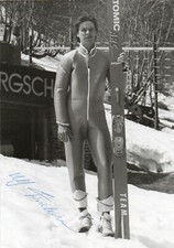 Ulf Findeisen (skoki narciarskie, srebrne mistrzostwa świata 1984), sygn. stary NRD-AK