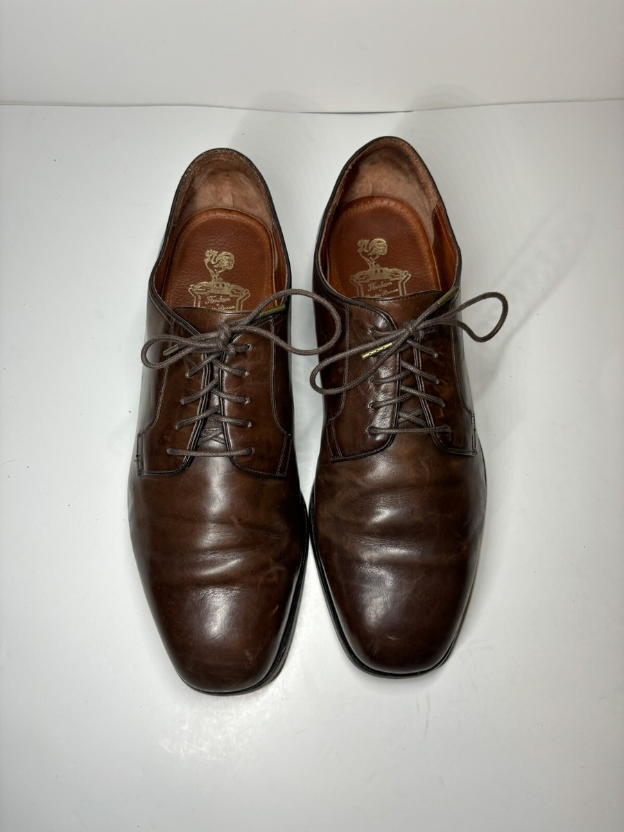 FLORSHEIM◇×Duckie Brown/ドレスシューズ/US10.5/YLW/スウェード