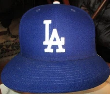 Classic Royal Blue LOS ANGELES DODGERS 7 5/8 Fitted Hat New Era 5950 LA