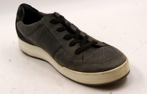 Ecco Soft Classic Sneakers Grey Leather/Suede Men's Lace Up Shoes Sz  44/10.5 M | eBay