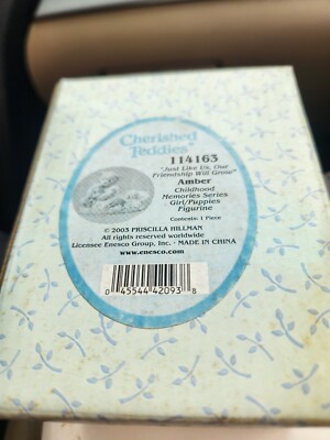 Cherished Teddies AMBER ''JUST LIKE US, OUR FRIENDSHIP WILL GROW'' #114163 ~ BNIB!