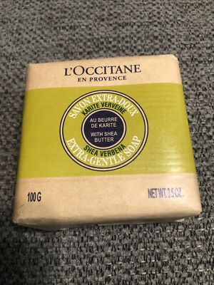 L'Occitane Shea Verbena Extra-Gentle Soap With Shea Butter~ ￼3.5 oz~ New Sealed