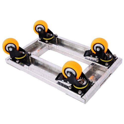 Tidoin 4-Wheels General Use Dolly 800 lbs. Load Capacity Aluminum Heavy-Duty - Picture 4 of 6