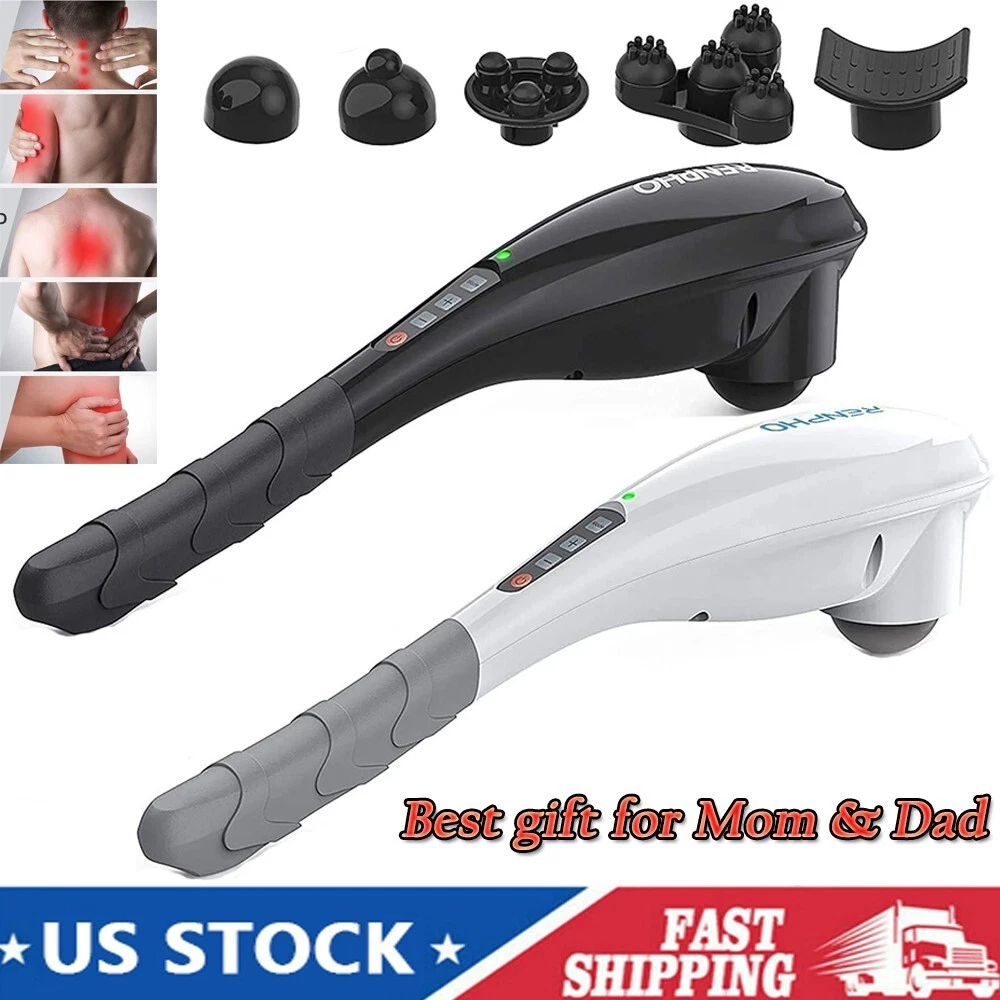 trojan enz non lubricated size VEVOR Chiropractic Body Massager 400 to 4600rpm Variable Speed Vibrating  Therapy Massager Handheld Back Neck Shoulder BXJWJDSBBD008S15UV1 main image 1