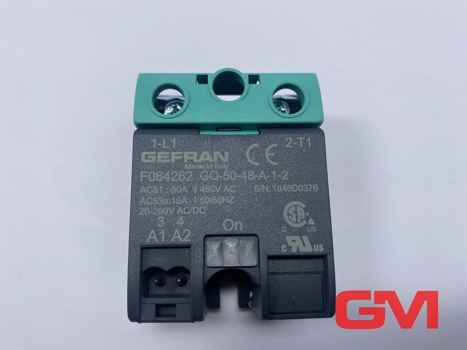 Gefran Halbleiterrelais F064262 GQ-50-48-A-1-2 solid state relay 480V 50A - Bild 3 von 4
