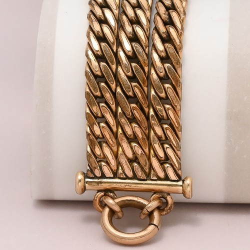 Antique Victorian Rose Gold Filled Watch Fob Finding Chain Extender Pendant