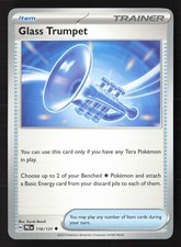 Pokemon TCG Glass Trumpet 110/131 -Prismatic Evolutions - Regular Non-Holo Card