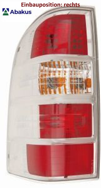 Abakus 231-1955R-LD-UE Heckleuchte Rechts RüCklicht Hecklicht FüR Ford-image