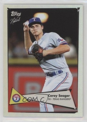2022 Topps X Naturel 1952 Rainbow Foil 5/99 Corey Seager #18 16wc