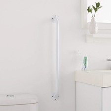 McKesson Wall Grab Bar, White Powder Coated Steel