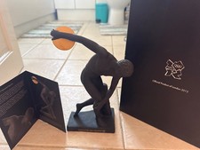 Wedgwood Olympian Figure Black Jaspur Discus Thrower Limited Edition