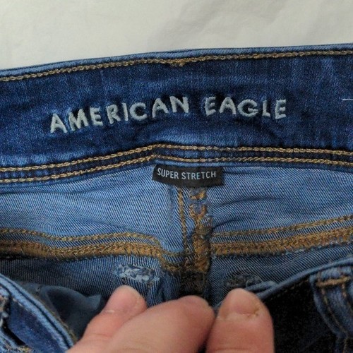 Pantalones de mezclilla American Eagle Kick Boot talla 0 - Imagen 2 de 7