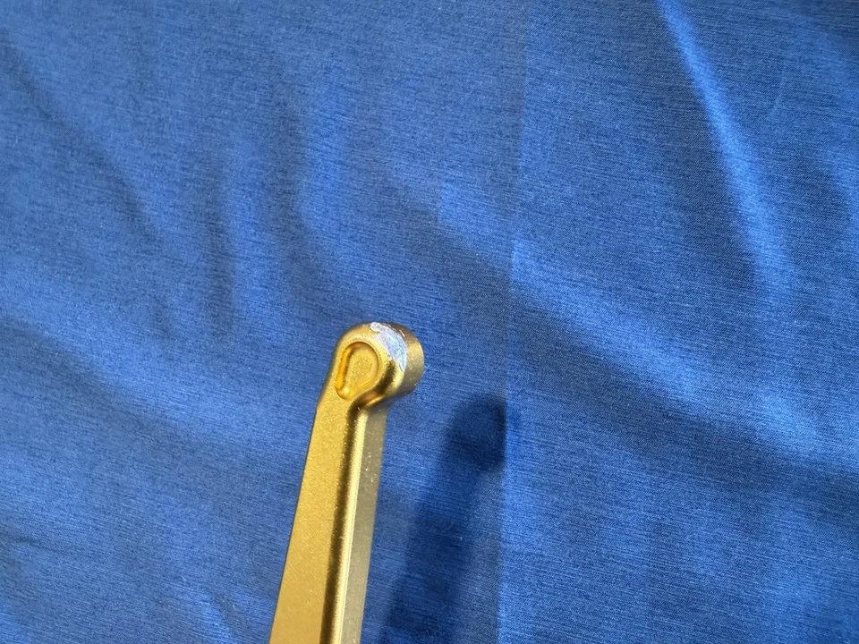 Palancas de embrague de freno cortas ajustables doradas MZS para Yamaha FZ07 MT07 FZ09 MT09 Foto 4 de 4