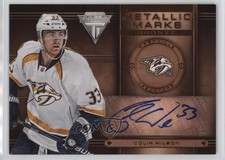 2013-14 Panini Titanium Metallic Marks Bronze Colin Wilson #MM-55 Auto 7eo