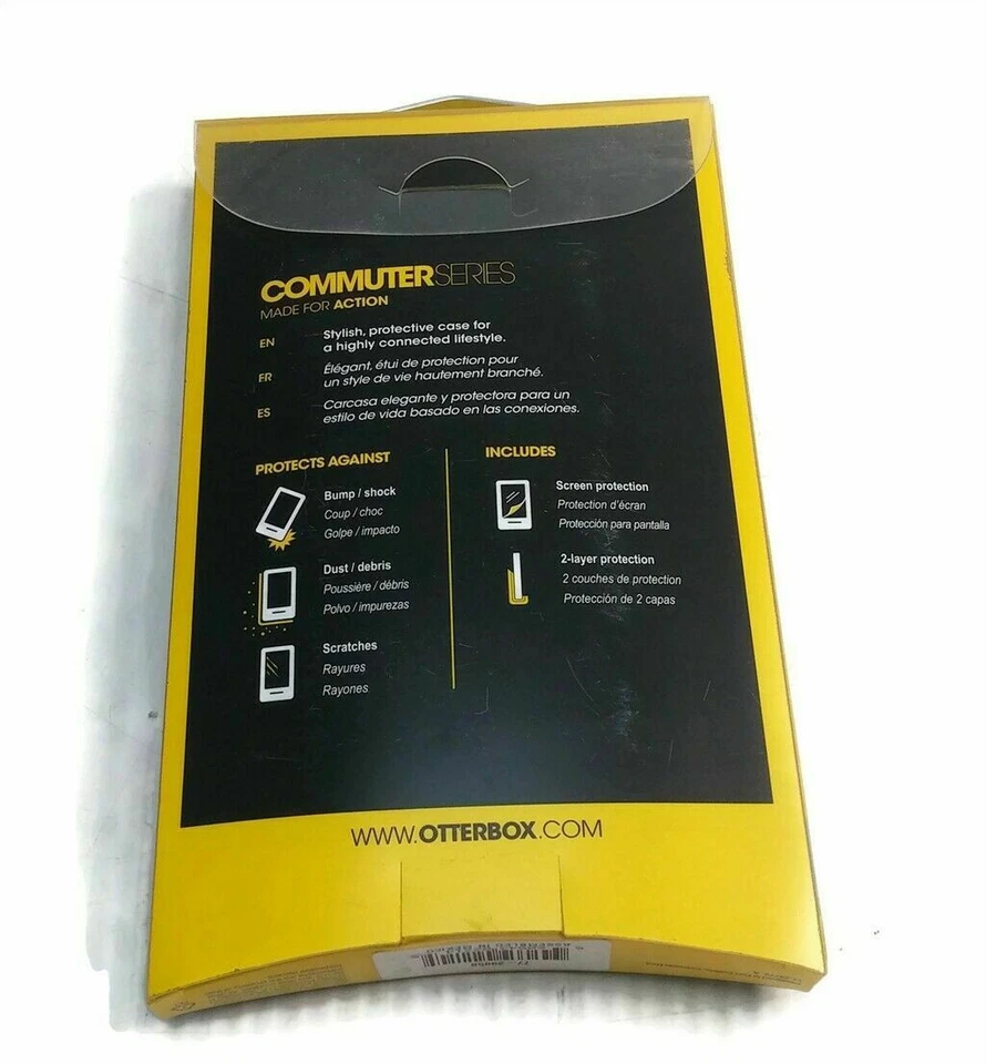 Funda OtterBox Commuter Series para HTC One Mini - Blanca/Gris Foto 2 de 2