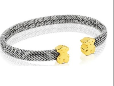    SWEET DOLLS TOUS MESH BRACELET 2 TONES 