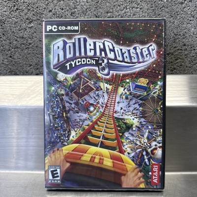 RollerCoaster Tycoon 3 (PC, 2004) (BRAND NEW & SEALED)