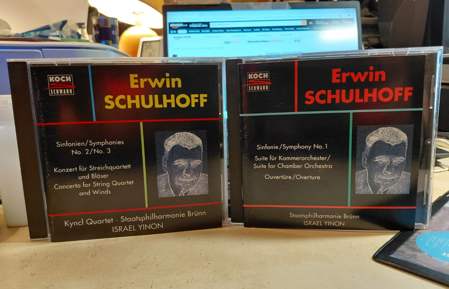 Erwin Schulhoff Symphony 1-3 Israel Yinon 2 CD Koch Schwann