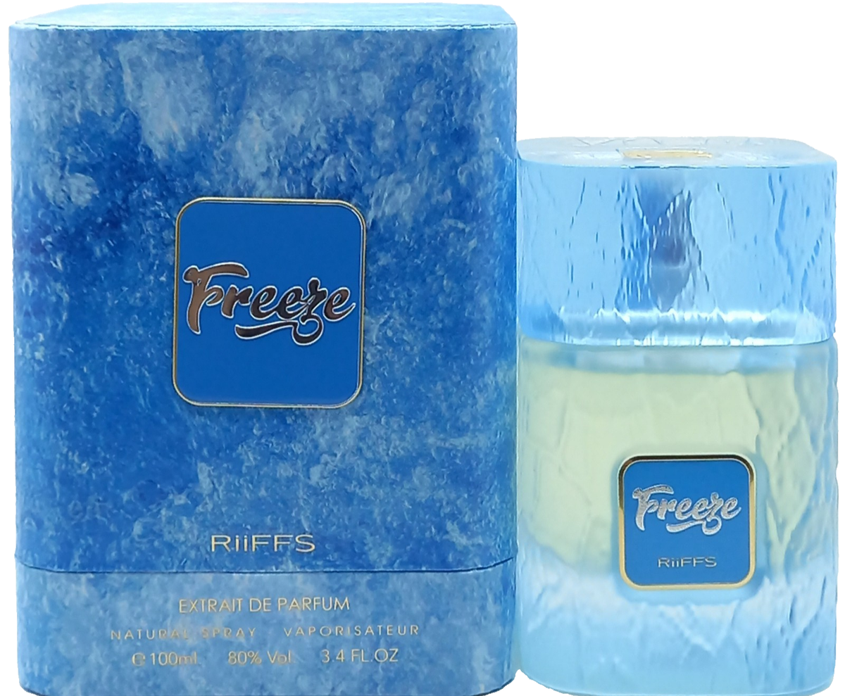 香水(男性用) Riifs FREEZE Extrait de Parfum 100ml RIIFFS FREEZE EXTRAIT DE PARFUM SPRAY UNISEX 3.4 Oz / 100 ml BRAND