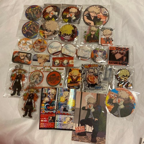 My Hero Academia Bakugo Katsuki Collectible Set Pins Badges Fully Functional