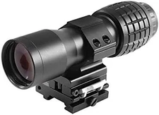 4X Magnifier Scope Sight with Flip to Side 20Mm Mount Picatinny Rail, Quick Deta