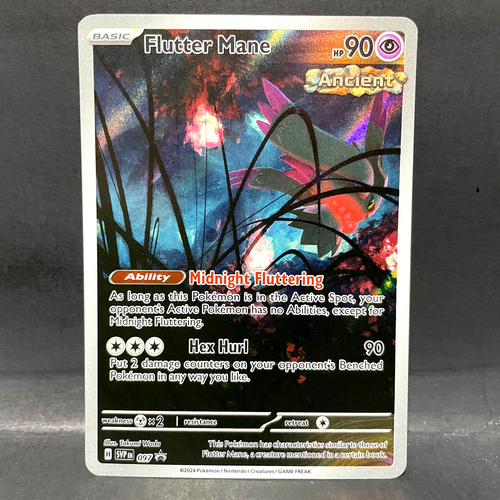 2024 POKEMON SCARLET & VIOLET FLUTTER MANE 097 BLACK STAR PROMO