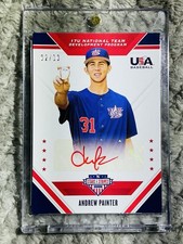 Andrew Painter 2020 Panini Stars and Stripes 17U Red Auto 2/10