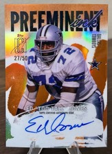 Topps 2025 Signature Class Preeminent Ink Ed "Too Tall" Jones Auto PI-EJ /50