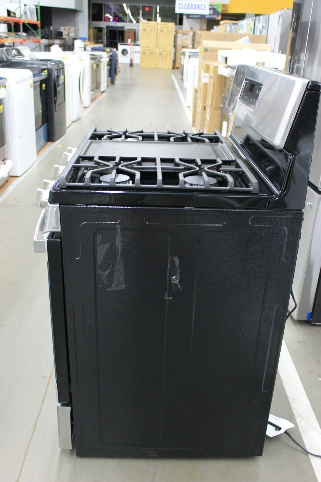 GE JGBS66REKSS 30" Stainless Freestanding 5 Burner Gas Range NOB #157885