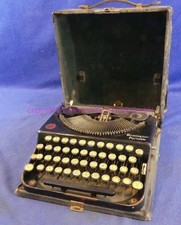 Remington Portable Folding schwarz - Schreibmaschine alt antik - Samlg. GAT 1848