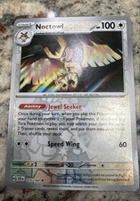 Noctowl 115/142 Sv07: Stellar Crown Reverse Holo Pokemon Trading Card Nintendo