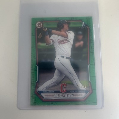 2026 Bowman Baseball Riley Nelson /99 Green Pattern SP 1st Bowman