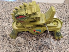 Correa de vehículo Dragon Walker vintage MOTU He-Man 1983 sin cubierta de batería no funciona