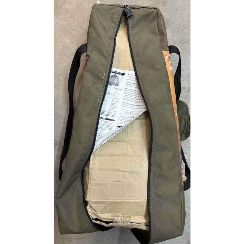 Tienda de campaña Ozark Trail para 1 persona bronceada y marrón para acampar/lavadero - NUEVA Foto 3 de 4