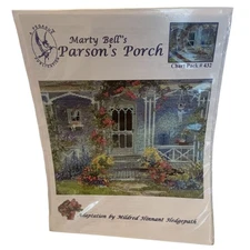 Pegasus Cross Stitch Pattern Marty Bells Parsons Porch Chart Pack 432 House Door