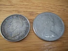 1972 Canada Silver Dollar 1943 Canada 50 cent coin