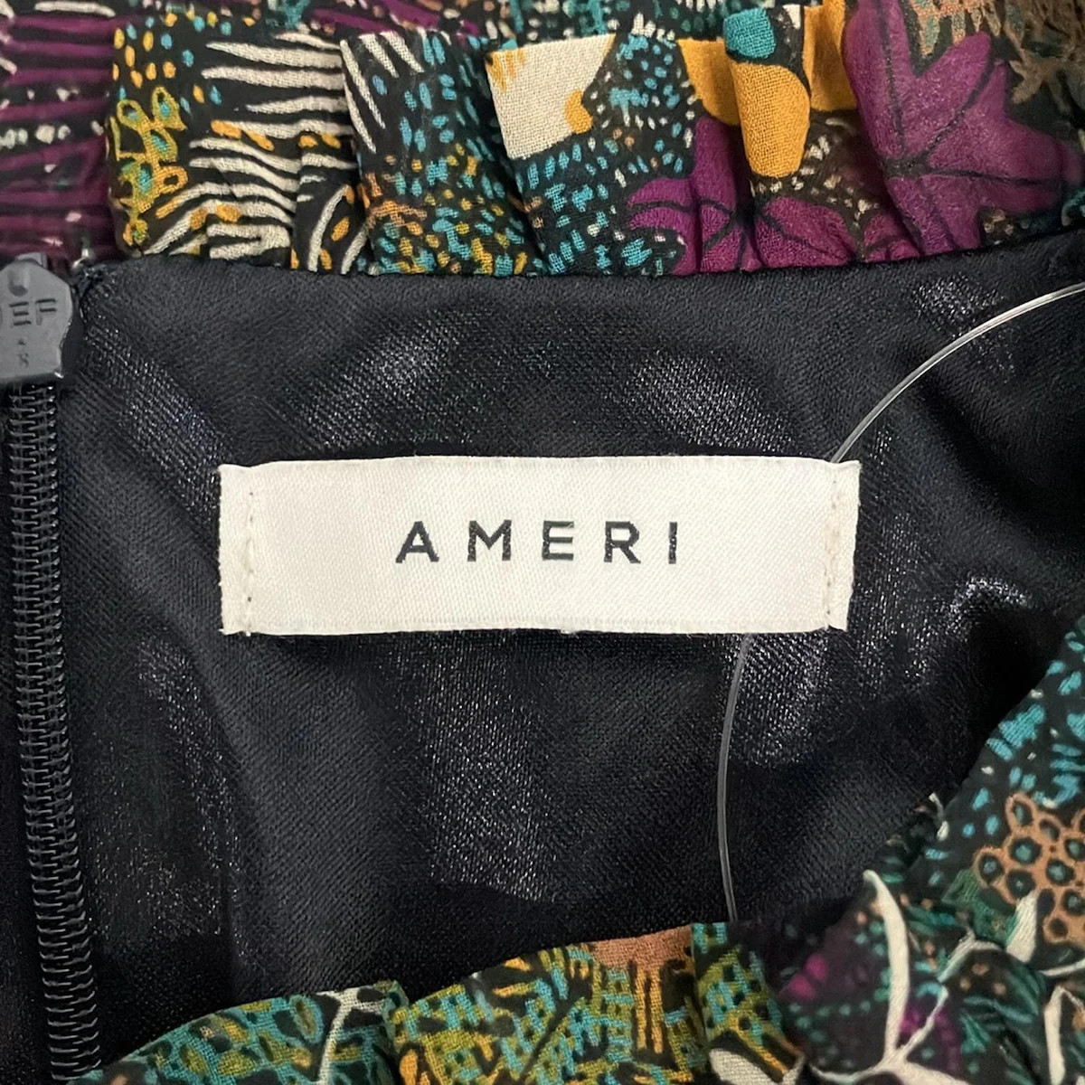 AMERI - Green Purple Multi Women's Dress - image 3