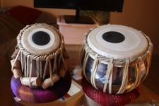 Traditional Indian Tabla Drum 2 Piece Set  Percussion instruments
