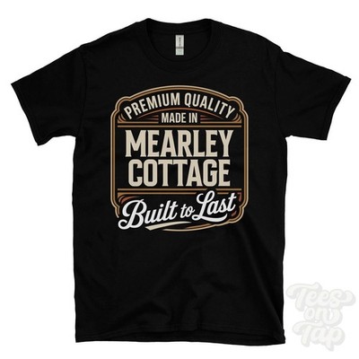 MADE IN MEARLEY COTTAGE PREMIUM QUALITY BUILT TO LAST T-SHIRT Pendleton England