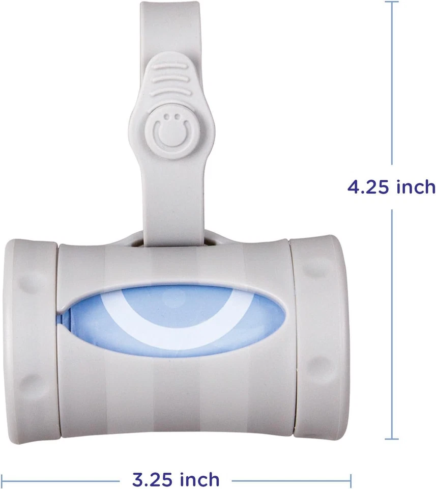 Bag Dispenser Travel Diaper Accessory Baby Gift Gray Lavender Scented Must Have Foto 4 de 4