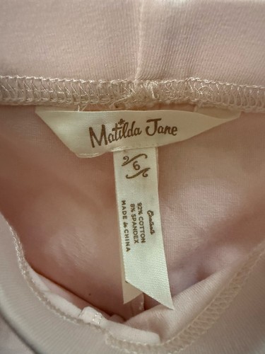 Matilda Jane Girl’s Sz 6 Shorts Shorties Peach Ruffle LN School Church - Picture 2 of 8