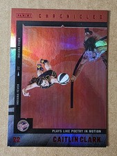2025 Panini Chronicled Caitlin Clark WNBA #29 Red Holo Foil Indiana Fever ROY