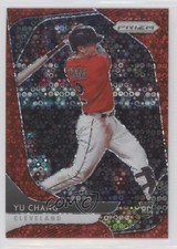 2020 Panini Prizm Tier II Quick Pitch Red Donut Circle 95/99 Yu Chang #171 03ag