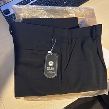 Men Straight Leg Pants Korean Style Trousers 30x32