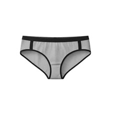 Victoria's Secret PINK Hipster Panties Womens L Gray Made In America
