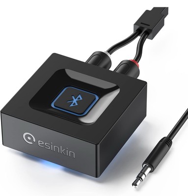 Esinkin Wireless Bluetooth Audio Receiver for Music Streaming Sound System  